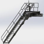 ESCALERA ACCESO PALA 7495 CAT - PN: S119332