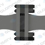 PITCH BRACE - CAT 7495 _ PN: D029122-01